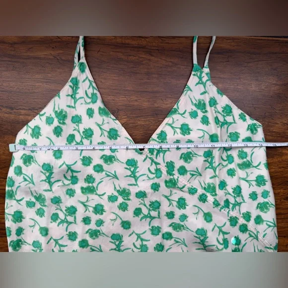 Zara The Lara Dress Green Floral Midi Dress - Picture 5 of 7